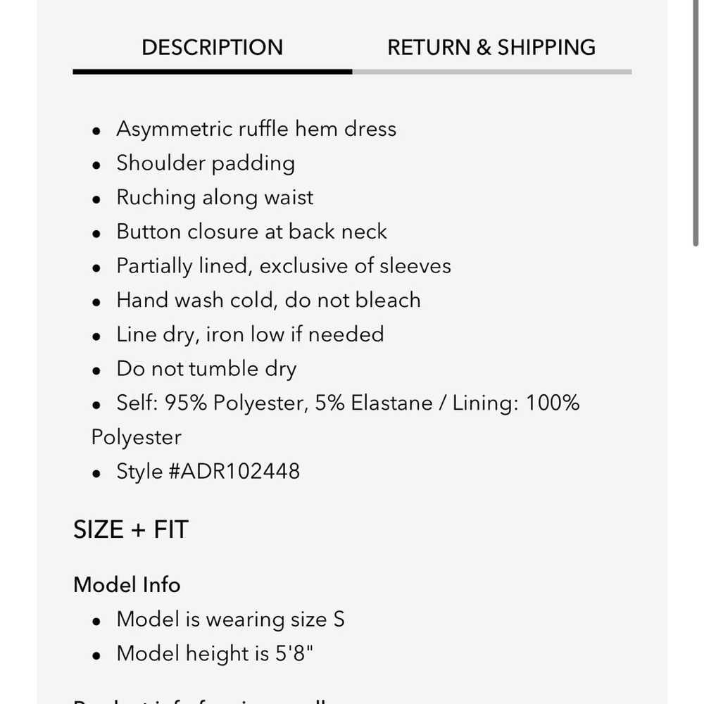 ASTR Black Long Sleeve Asymmetric Hem Dress - Picture 4 of 7